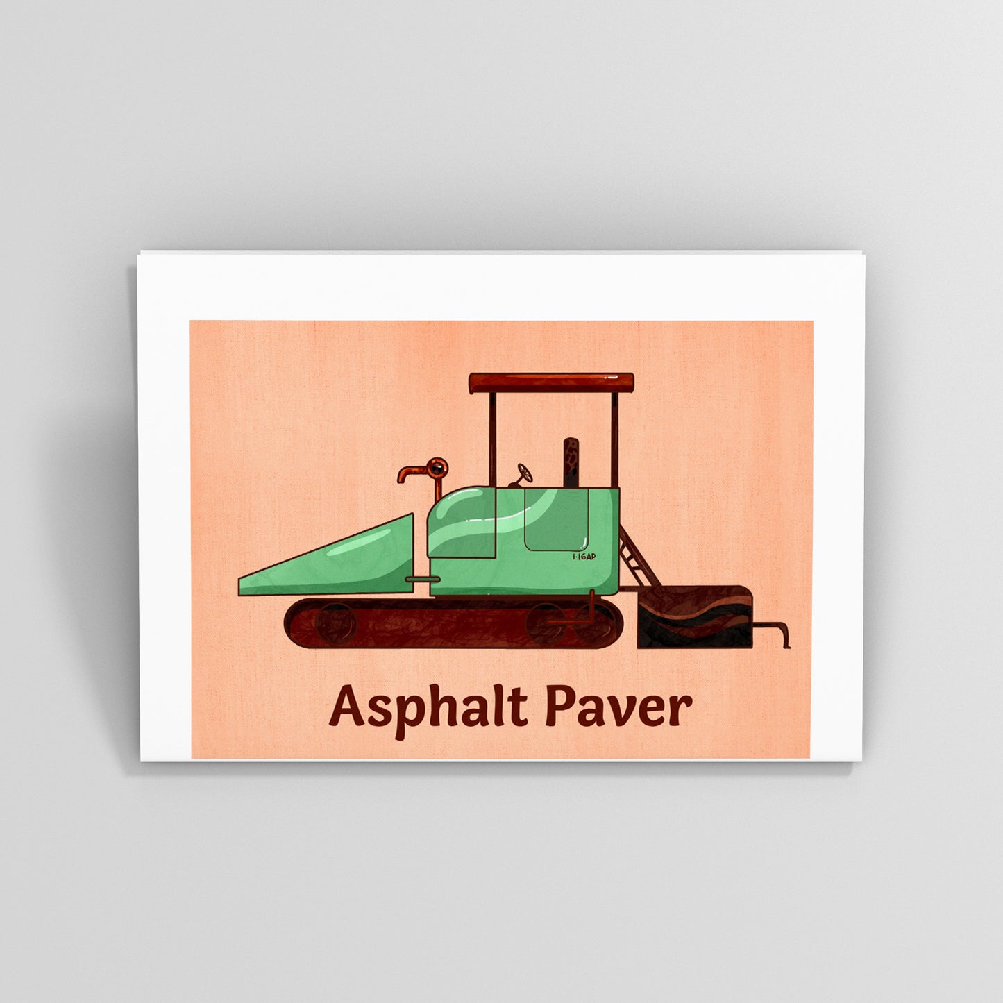Printable Trucks ABC Flashcards