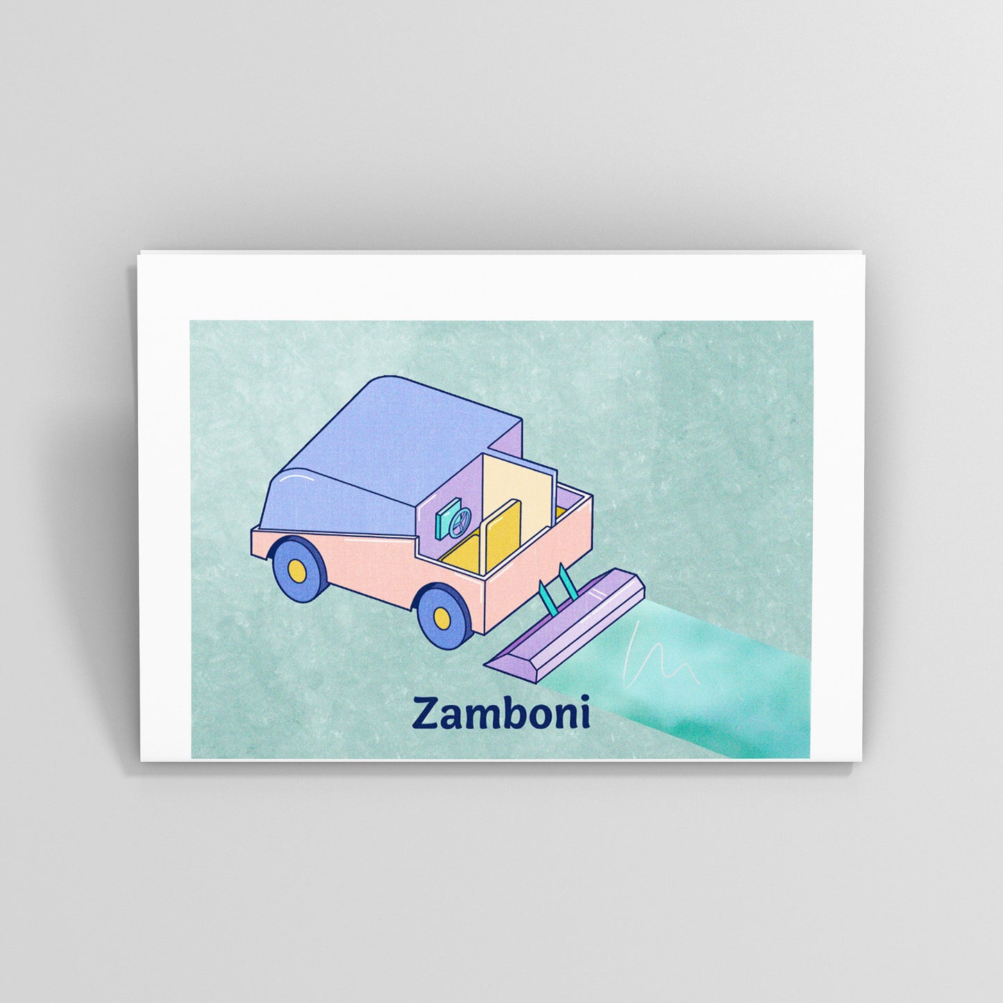 Printable Trucks ABC Flashcards