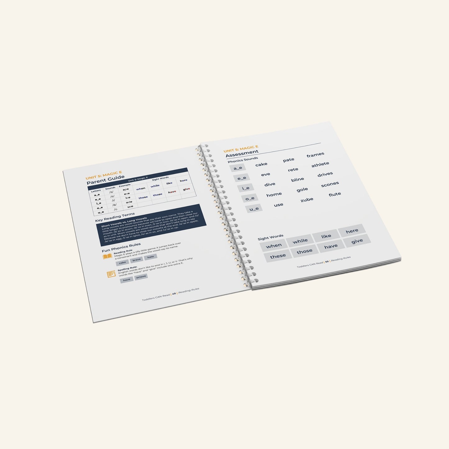 Reading Rules Course Handouts