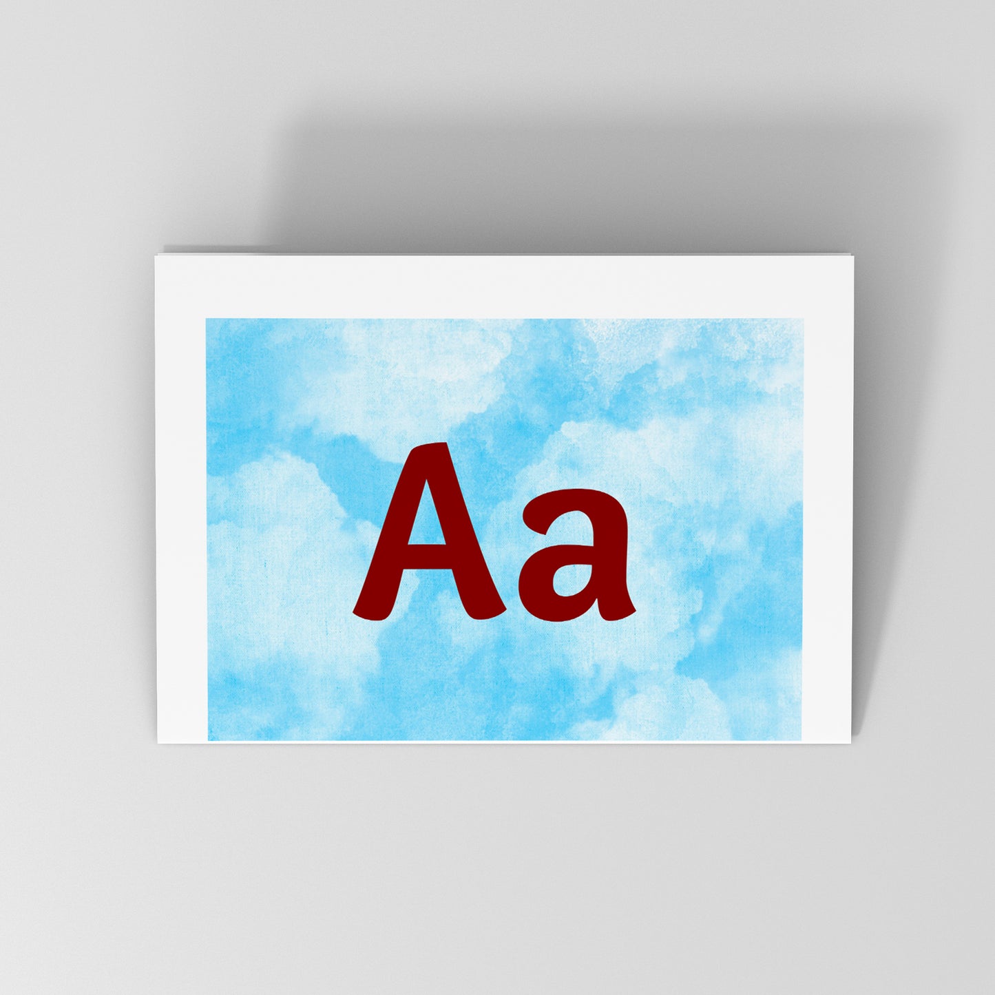 Printable Fruit & Veggie ABC Flashcards