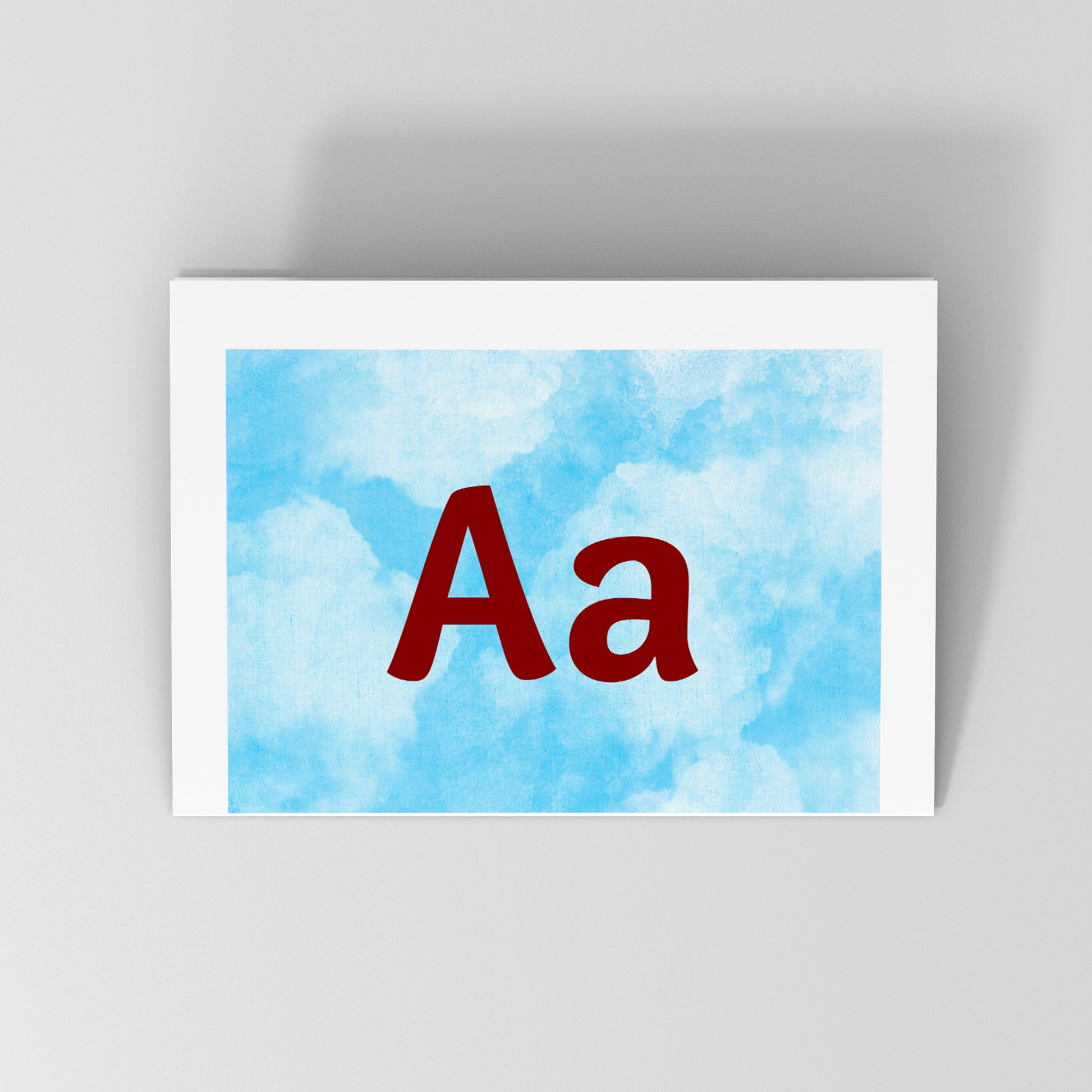 Printable Fruit & Veggie ABC Flashcards