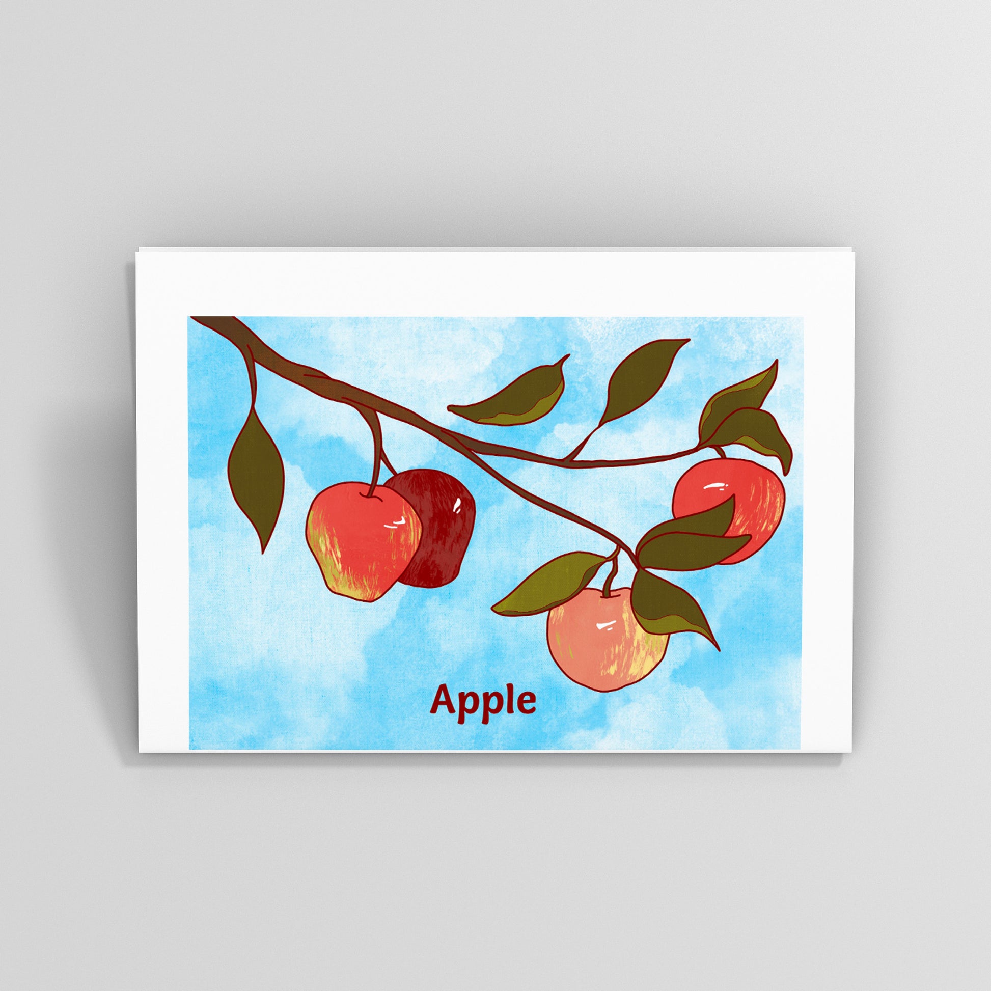 Printable Fruit & Veggie ABC Flashcards