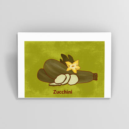 Printable Fruit & Veggie ABC Flashcards