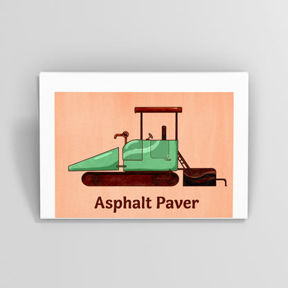 Printable Trucks ABC Flashcards