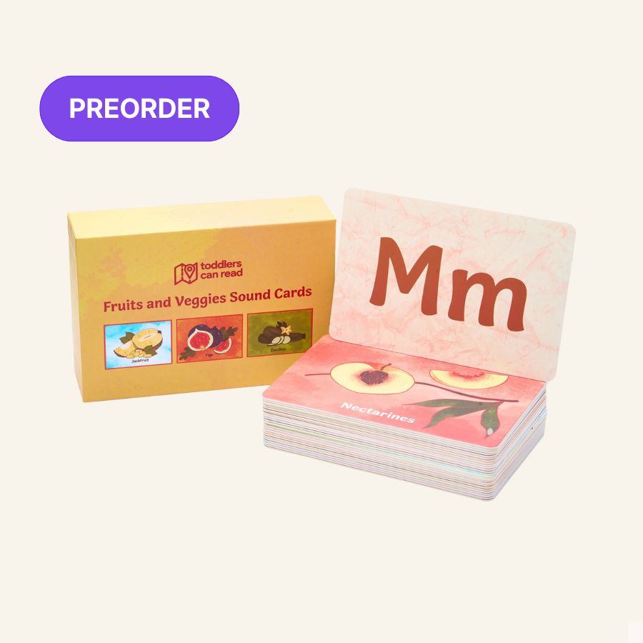 Fruit & Veggie ABC Flashcards - Preorder
