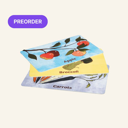 Fruit & Veggie ABC Flashcards - Preorder