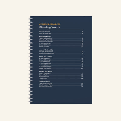 Blending Words Course Handouts